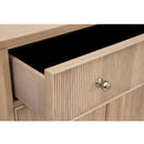 Fluted Solid Wood Media Sideboard | Living Essentials Highland