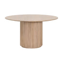 Round Natural Oak Dining Table | Living Essentials Belfast