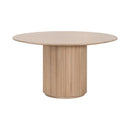 Round Natural Oak Dining Table | Living Essentials Belfast