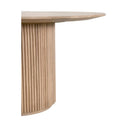Round Natural Oak Dining Table | Living Essentials Belfast