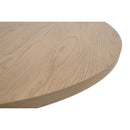 Natural Oak Round Dining Table | Living Essentials Cannes