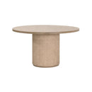 Natural Oak Round Dining Table | Living Essentials Cannes