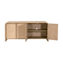 Oak Framed Cane 4-Door Sideboard | Living Essentials Cannes