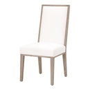 Solid Wood Framed Dining Chairs (2) | Living Essentials Martin