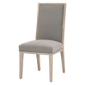 Solid Wood Framed Dining Chairs (2) | Living Essentials Martin