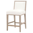 Solid Wood Framed Counter Stools (2) | Living Essentials Martin