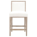 Solid Wood Framed Counter Stools (2) | Living Essentials Martin