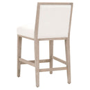 Solid Wood Framed Counter Stools (2) | Living Essentials Martin