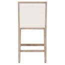 Solid Wood Framed Counter Stools (2) | Living Essentials Martin