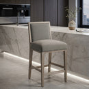 Solid Wood Framed Counter Stools (2) | Living Essentials Martin