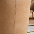 Brown Vegan Leather Dining Chairs (2) | Living Essentials Parissa