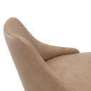 Brown Vegan Leather Counter Stools (2) | Living Essentials Parissa