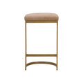 Gold Cantilevered Counter Stool | Living Essentials Cresta