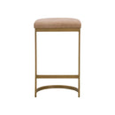 Gold Cantilevered Counter Stool | Living Essentials Cresta