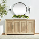 4-Door Acacia Media Sideboard | Living Essentials Hunter