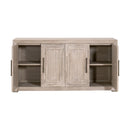 4-Door Acacia Media Sideboard | Living Essentials Hunter