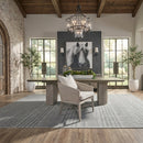 Gray Acacia Extendable Dining Table | Living Essentials Halloway