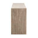 Gray Acacia 4-Door Media Sideboard | Living Essentials Halloway