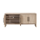 Gray Acacia 4-Door Media Sideboard | Living Essentials Halloway