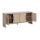 Gray Acacia 4-Door Media Sideboard | Living Essentials Halloway