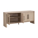 Gray Acacia 4-Door Media Sideboard | Living Essentials Halloway