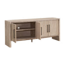 Gray Acacia 4-Door Media Sideboard | Living Essentials Halloway