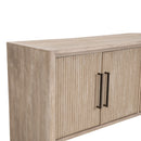 Gray Acacia 4-Door Media Sideboard | Living Essentials Halloway