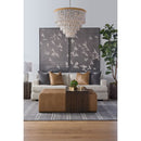 Acacia Upholstered Coffee Table | Living Essentials Dovetail