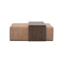 Acacia Upholstered Coffee Table | Living Essentials Dovetail