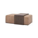 Acacia Upholstered Coffee Table | Living Essentials Dovetail