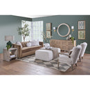 Natural Gray Acacia End Table | Living Essentials Dovetail