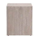 Natural Gray Acacia End Table | Living Essentials Dovetail