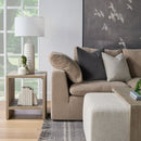 Natural Gray Acacia End Table | Living Essentials Dovetail