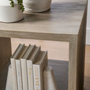 Natural Gray Acacia End Table | Living Essentials Dovetail