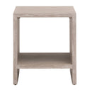 Natural Gray Acacia End Table | Living Essentials Dovetail