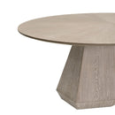 Oval Gray Ash Dining Table | Living Essentials Coulter