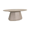 Oval Gray Ash Dining Table | Living Essentials Coulter