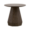 Round Wooden End Table | Living Essentials Coulter