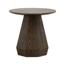 Round Wooden End Table | Living Essentials Coulter