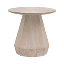 Round Wooden End Table | Living Essentials Coulter