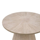 Round Wooden End Table | Living Essentials Coulter