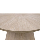 Round Wooden End Table | Living Essentials Coulter