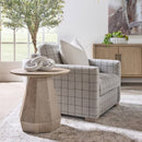 Round Wooden End Table | Living Essentials Coulter