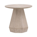 Round Wooden End Table | Living Essentials Coulter