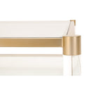 Brass Framed Glass Coffee Table | Living Essentials Nouveau