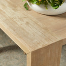 Natural Acacia Extendable Dining Table | Living Essentials Tropea