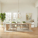 Natural Acacia Extendable Dining Table | Living Essentials Tropea
