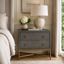 Shagreen Drawer Nightstand | Living Essentials Strand
