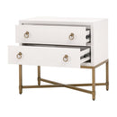 Shagreen Drawer Nightstand | Living Essentials Strand