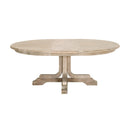 Round Acacia Extendale Dining Table | Living Essentials Torrey